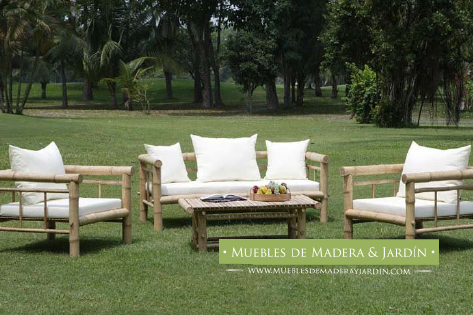 muebles de bambu